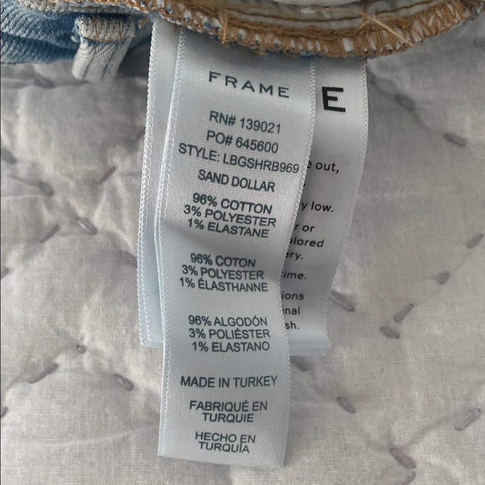 Frame Denim Blue Jean Shorts - Picture 4 of 4